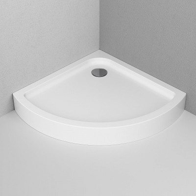 Акриловый поддон для душа AM.PM Like Solo Slide 90х90 W83T-315-090W Белый четверть круга