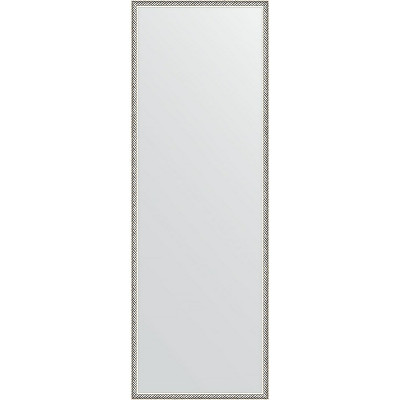 Зеркало настенное Evoform Definite 138х48 BY 0708 в багетной раме Витое серебро 28 мм