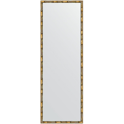 Зеркало настенное Evoform Definite 137х47 BY 0712 в багетной раме Золотой бамбук 24 мм