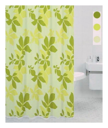 Bath Plus DS3007 шторка для ванной Chestnut Leaf, 180 см x 200 см