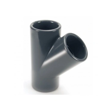 Тройник клеевой 45°, Comer и Raccord Plast 90 TY400900PVC