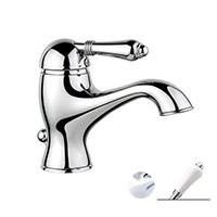 Nicolazzi Classica 3402 CR 76 смеситель для раковины с д/к, хром/ручка P.Mont Blanc