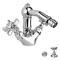 Nicolazzi Classica 1434 NS 18 смеситель для биде с д/к, сатиновый никель/ручка Dames Anglaises
