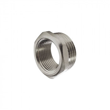 Футорка VALFEX НР 1/2" - ВР 1/4" никель, VF.581.N.012.014