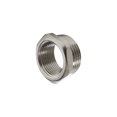 Футорка VALFEX НР 1/2" - ВР 1/4" никель, VF.581.N.012.014