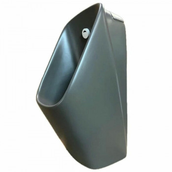 Писсуар SantiLine SL-6004MG серый матовый с сенсорным смывом (электронный), настенный