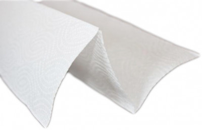 Бумажные полотенца листовые 2-слойные белые Z-ТОП 4000 (20 пачек х 200 листов) Merida BP2406