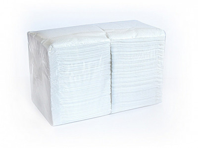 Салфетки бумажные белые 24х24 CLASSIC 4000 (10 пачек х 400 листов)