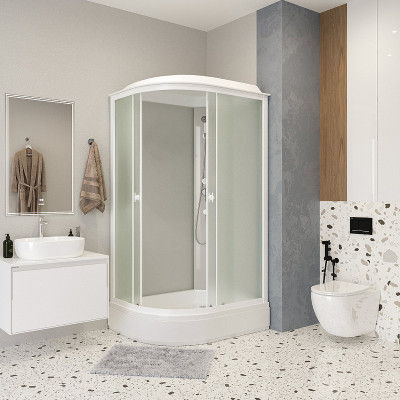 Душевая кабина Niagara Promo 100x80 R P100/80/26R/MT асимметричная