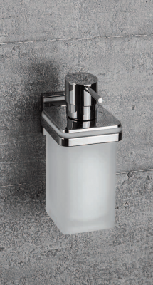 Дозатор для жидкого мыла COLOMBO BasicQ B9337, стекло/хром