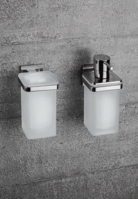 Дозатор для жидкого мыла COLOMBO BasicQ B9337, стекло/хром