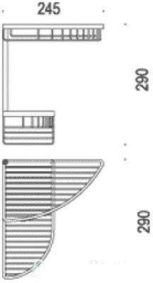 Colombo Angolari B9607.000 полка двойная