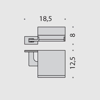 COLOMBO Look B1691.000 бумагодержатель закрытый