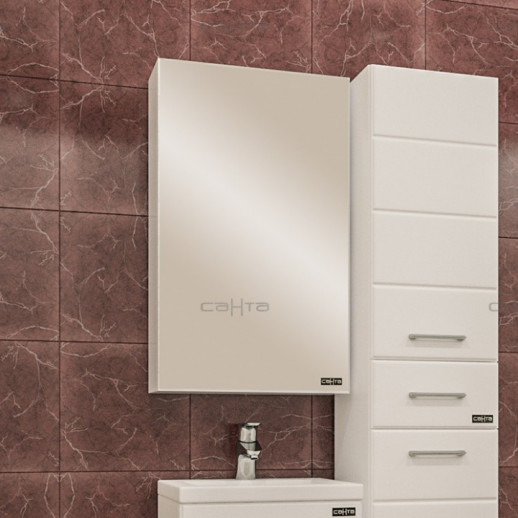 Зеркальный шкаф СаНта "Стандарт-50" фацет