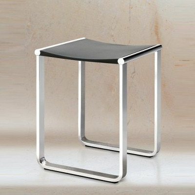 Табурет в ванную Keuco Plan 14982010037, хром/темно-серый