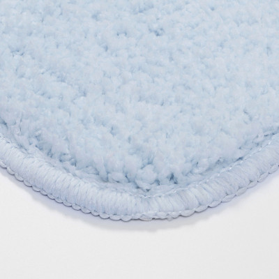 Коврик в ванную комнату WasserKRAFT Vils 75х45 BM-1081 голубой