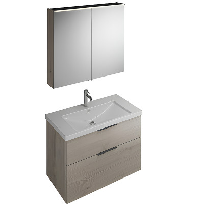Тумба с раковиной Burgbad Eqio 93 SEYQ093F2632C001*1 подвесная фланелевый дуб