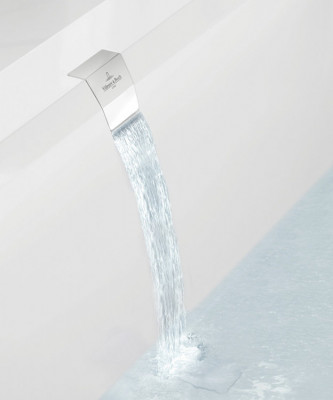 Villeroy & Boch Squaro Edge 12 duo UBQ180SQE7PDV-01 ванна, 180см х 80см, кварил, белый Alpin