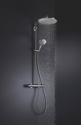 Душевая система GROHE Rainshower SmartActive 310 Mono, круглый, 1 режим струи, с термостатом, хром (26648000)