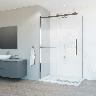 Душевой уголок Vincea Como Soft 110x90 VSR-1CS9011CL пр-ль хром стекло прозрачное
