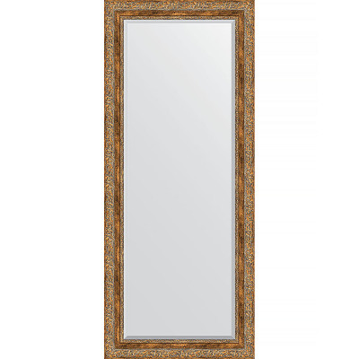 Зеркало настенное Evoform Exclusive 155х65 BY 3566 с фацетом в багетной раме Виньетка античная бронза 85 мм