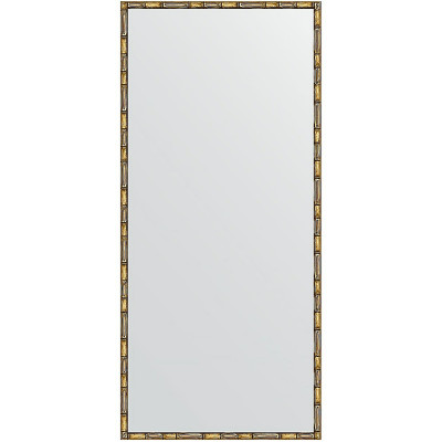 Зеркало настенное Evoform Definite 147х67 BY 0763 в багетной раме Золотой бамбук 24 мм