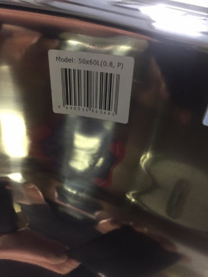 Мойка из нержавеющей стали MIXLINE ML 50x60 прямоугольная хром (538194)