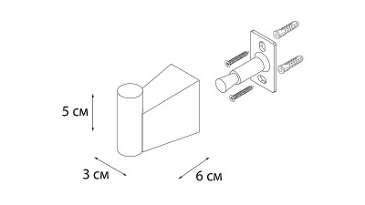 Крючок в ванную Fixsen Trend FX-97805 черный