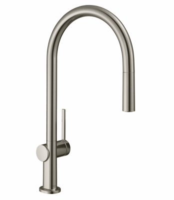 Смеситель для кухни с вытяжным изливом Hansgrohe Talis M54 72803800 (нерж. сталь)