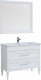 Комплект мебели для ванной Aquanet Бостон М 100 белый матовый (00210628)  (00210628)