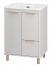 Тумба напольная Brevita Risacca Crema 60 серая (RIS-06060-0342Я) с раковиной