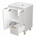 Тумба напольная Brevita Risacca Crema 60 серая (RIS-06060-0342Я) с раковиной