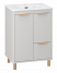 Тумба напольная Brevita Risacca Crema 60 серая (RIS-06060-0342Я) с раковиной