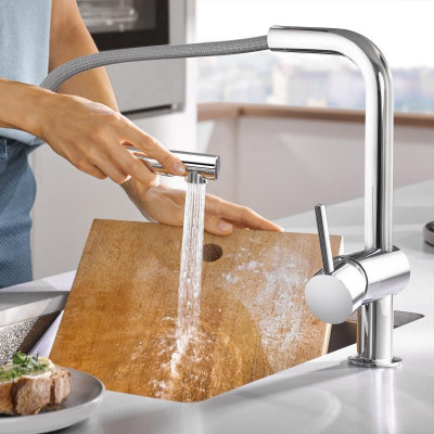 Смеситель для кухни GROHE Minta, хром (30274000)
