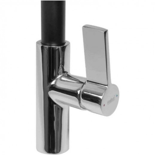 Смеситель для кухни Haiba HB70501-7 (латунь) хром, черный