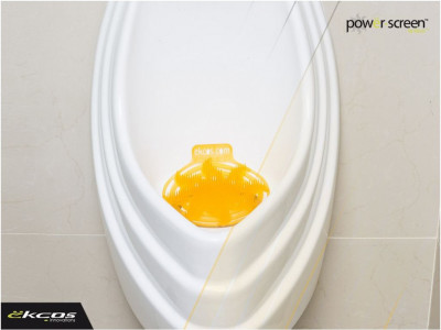 Экран сетка для писсуаров Powerscreen красный с ароматом дыни 30 дней защиты