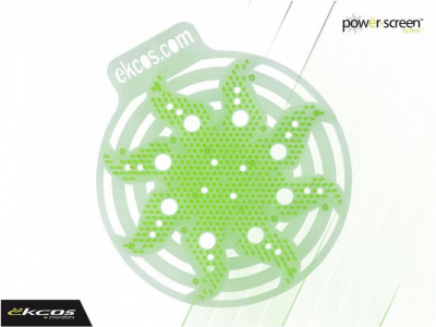 Экран сетка для писсуаров Powerscreen красный с ароматом дыни 30 дней защиты