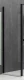 Боковая стенка душевого ограждения Allen Brau Priority 80х200 см, стекло прозрачное, профиль черный браш (3.31015.BBA)  (3.31015.BBA)