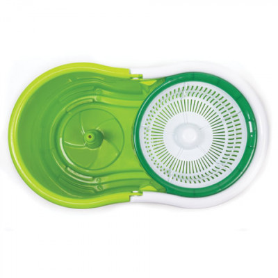 Набор для уборки LAIMA, ведро 7 л/5 л с отжимом, швабра с круглой насадкой (2 шт., крепление кольцо), 603624