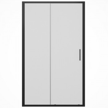 Душевая дверь Bravat Black Line 120 BD120.4101B пр-ль черный стекло прозрачное