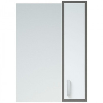 Зеркало со шкафом Corozo Спектр 50 SD-00000708 серое белое прямоугольное