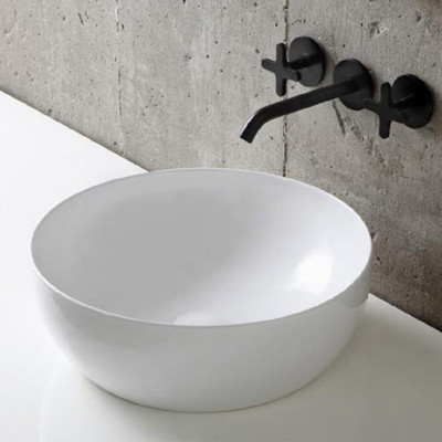 Раковина-чаша Azzurra Elegance Circle 40 ELLA040140C0BI/(ECI40 bi)*0 белая круглая