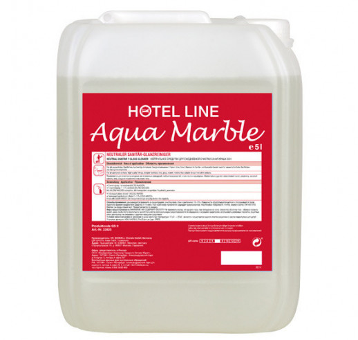 Aqua Marble средство для очистки чувствительных к кислотам поверхностей в ванных комнатах и санитарных зонах в отелях
