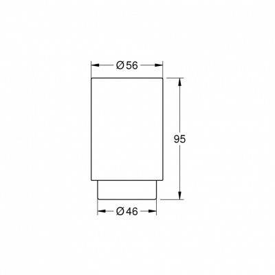 Стакан GROHE Selection, прозрачный белый (41029000)
