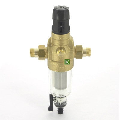 Фильтр механической очистки холодной воды с редуктором давления 100 мкм BWT Protector mini С/R HWS G 1/2" (810548)
