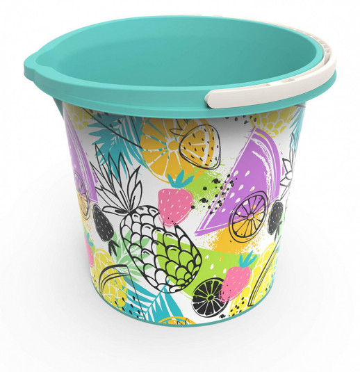 Ведро Rotho Vario Art 10л, ананас