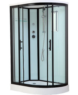 Душевая кабина Timo Standart 120x85 T-6602BL асимметричная