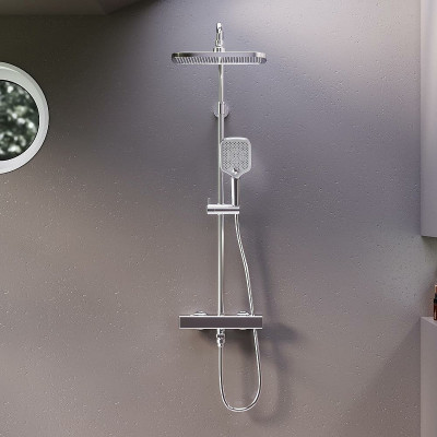 Душевая система Damixa Gala 953810000 с термостатом хром 3 режима