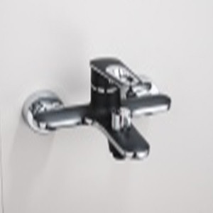 Смеситель Frap для ванны однорычажный стационарный черный/хром (F3249-6)