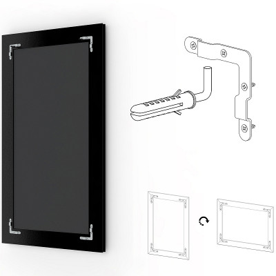 Зеркало настенное Evoform ExclusiveG 74х56 BY 4022 с гравировкой в багетной раме Чеканка золотая 90 мм